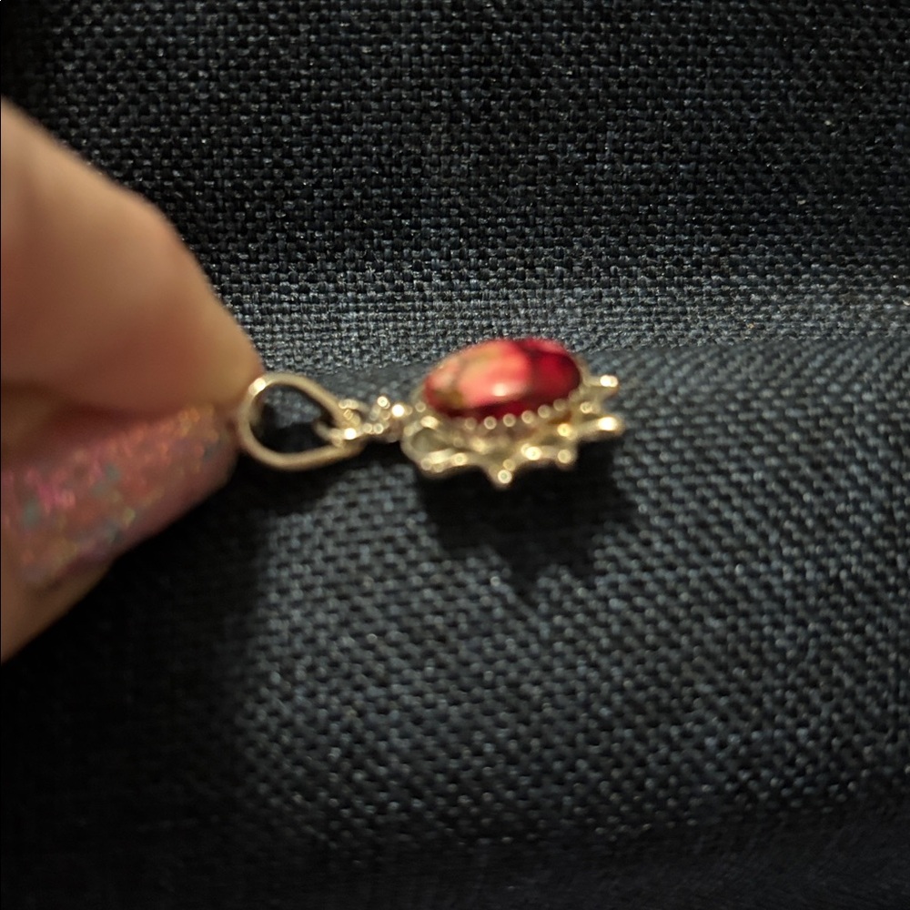 Sterling Silver Rose dahlia new - Picture 5 of 5